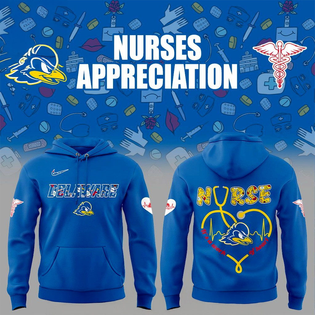 Delaware Fightin Nurses Appreciation 2025 Hoodie Hens Merch Football Fan Gift Ideas-1