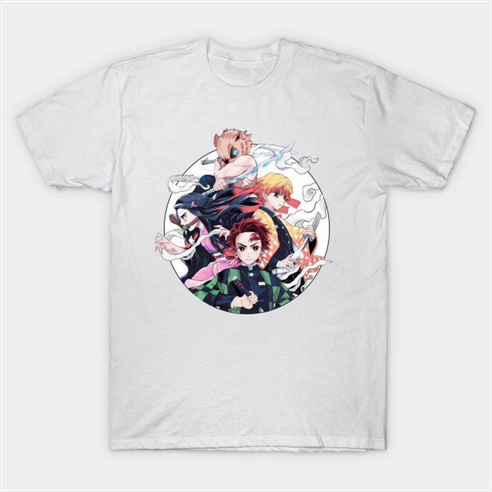 Demon Slayer Merch Funny T-Shirt Gifts For Best Friends Birthday Gifts For Him-1