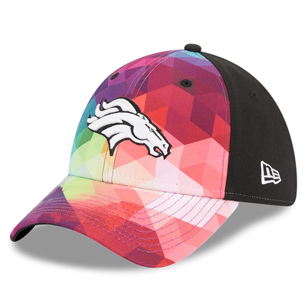 Denver Broncos Crucial Catch NFL Embroidered Hat 2025 Rainbow Broncos Merch Husband Gifts-1