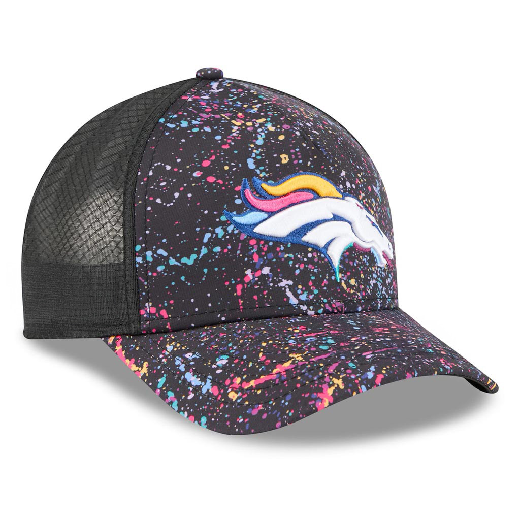 Denver Broncos Crucial Catch NFL Embroidered Trucker Hat 2025 Rainbow Broncos Merch-1 Denver Broncos Crucial Catch NFL Embroidered Trucker Hat 2025 Rainbow Broncos Merch-1