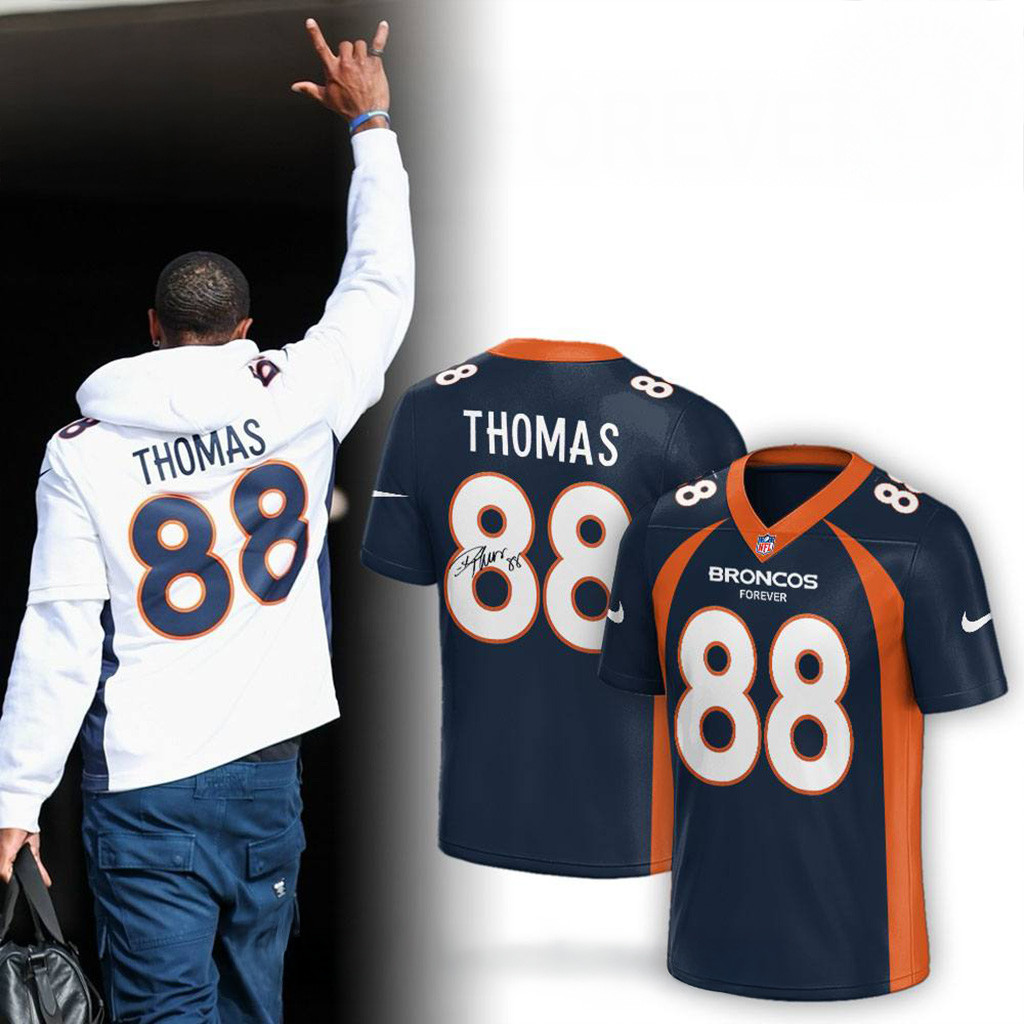 Denver Broncos Forever Our 88 Football Jersey Broncos Merch Christmas Gifts For Him-1