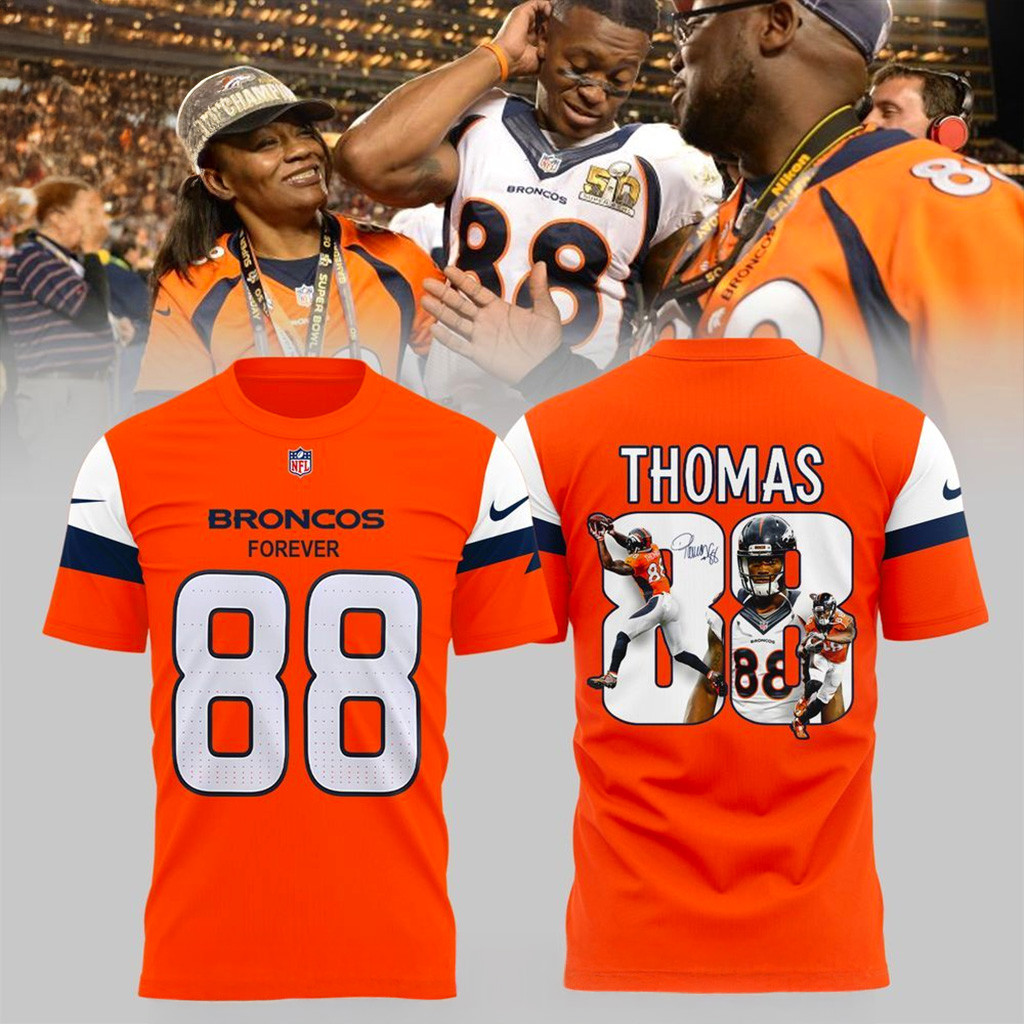 Denver Broncos Forever Our 88 T-Shirt Denver Broncos Merch Football Fan Gift Ideas-1