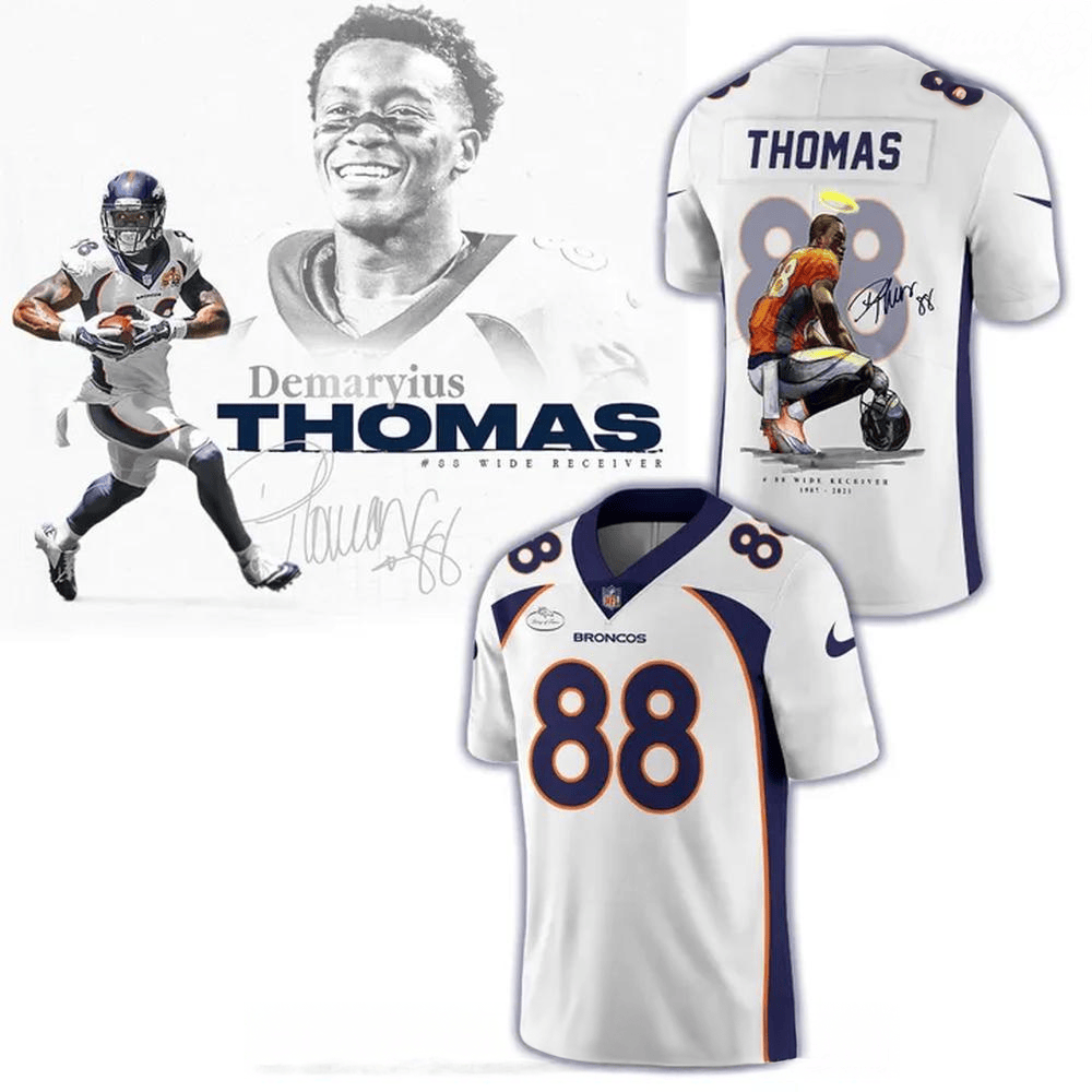 Denver Broncos Tribute Demaryius Thomas Special Football Jersey Denver Broncos Merch-1