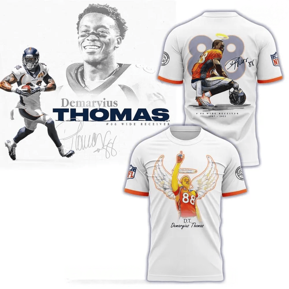 Denver Broncos Tribute Demaryius Thomas Special T-Shirt Denver Broncos Merch Gifts For Fans-1