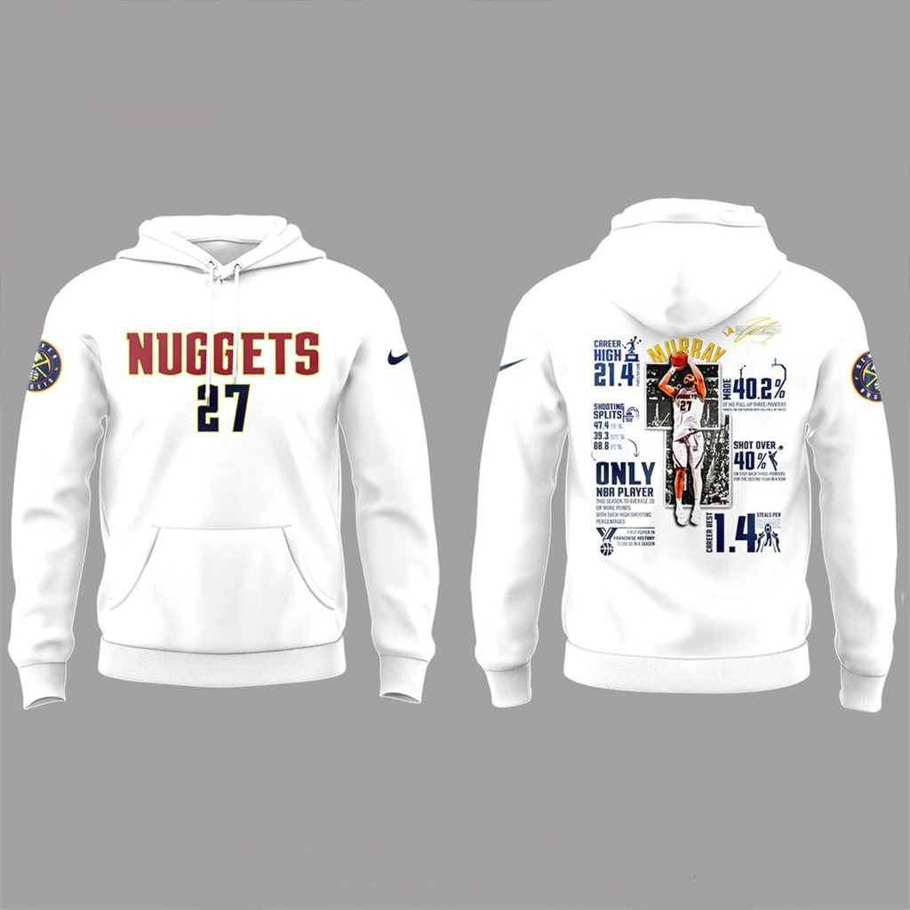 Denver Nuggets Jamal Murray 202425 Season Hoodie Denver Nuggets Merch Dad Gifts-1 Denver Nuggets Jamal Murray 202425 Season Hoodie Denver Nuggets Merch Dad Gifts-1
