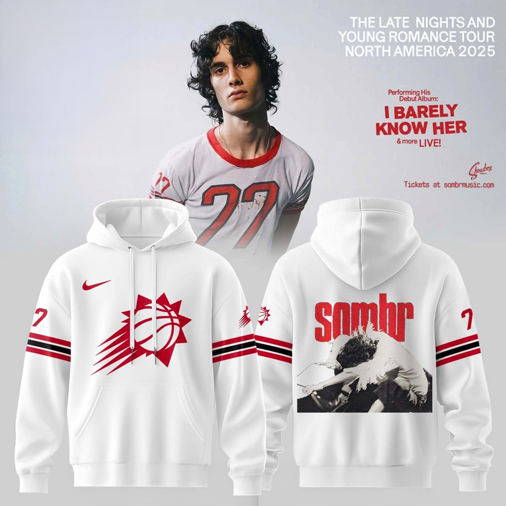 Denver Nuggets X Sombr The Late Nights Young Romance Tour Hoodie Denver Nuggets Merch-1