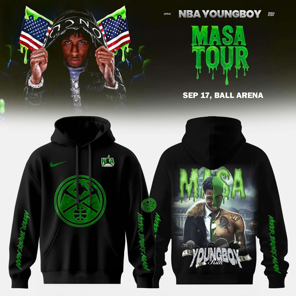 Denver Nuggets X Young Boy Masa Tour Hoodie Denver Nuggets Merch Gifts For Fan-1