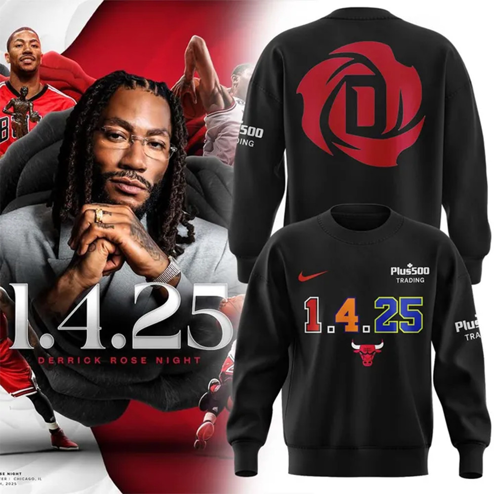 Derrick Rose Night 1 Sweatshirt Basketball Fan Gift Ideas-1