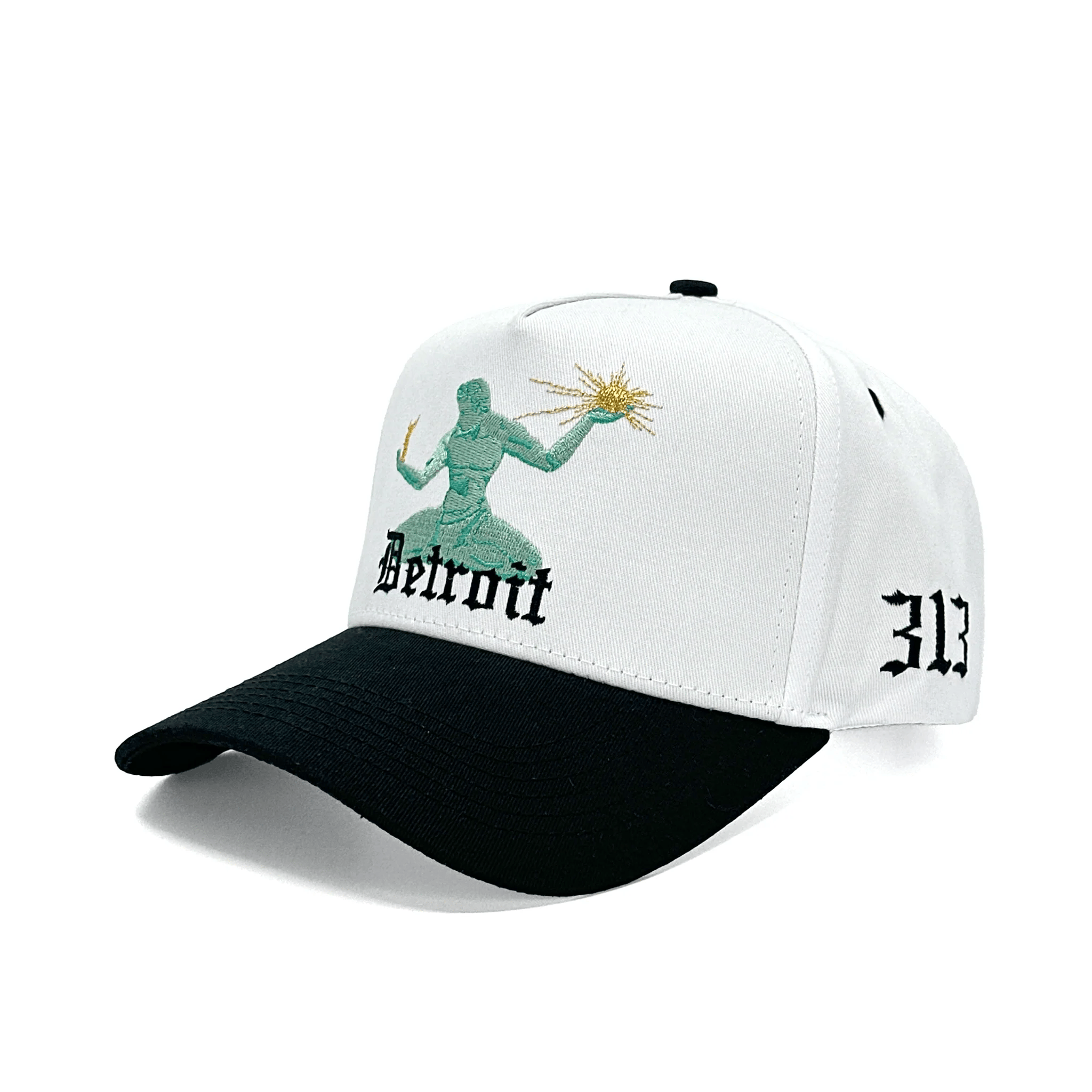 Detroit 313 Embroidered Hat Detroit Merch Unique Father'sDay Gifts-1