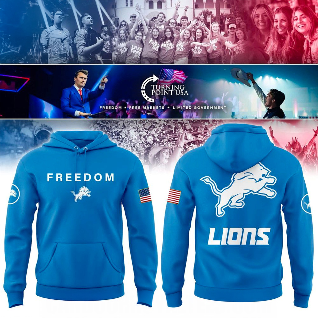 Detroit Lions Freedom Hoodie Lions Merch Husband Christmas Gift Ideas-1