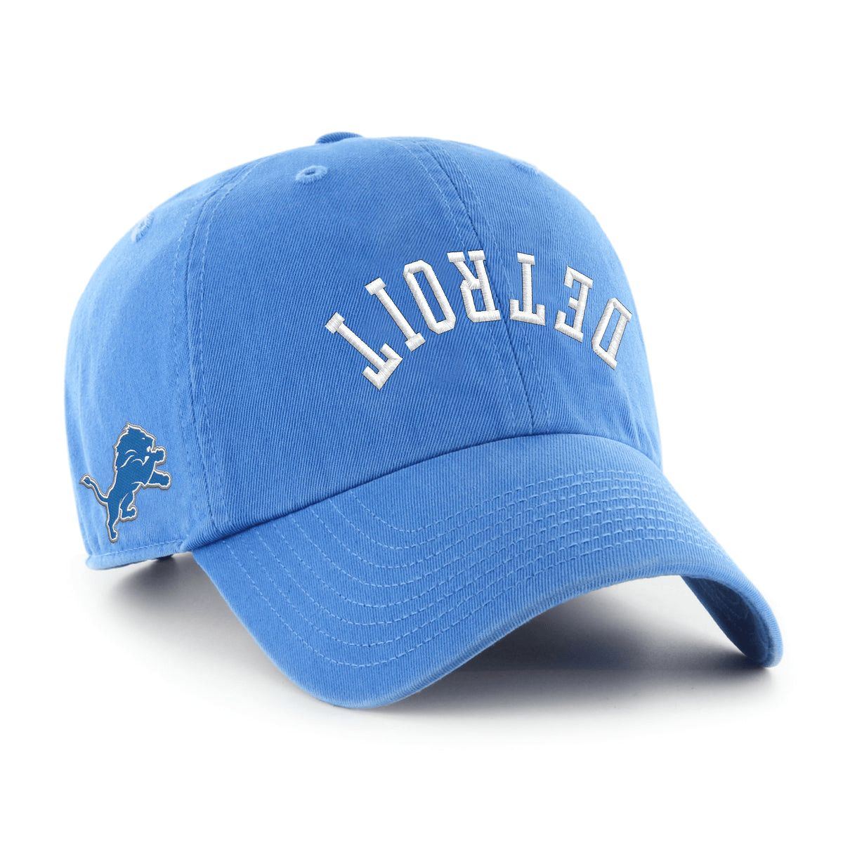 Detroit Lions Upside Down Hat Trend Detroit Lions Reversed Hat Sentimental Father's Day Gifts-1