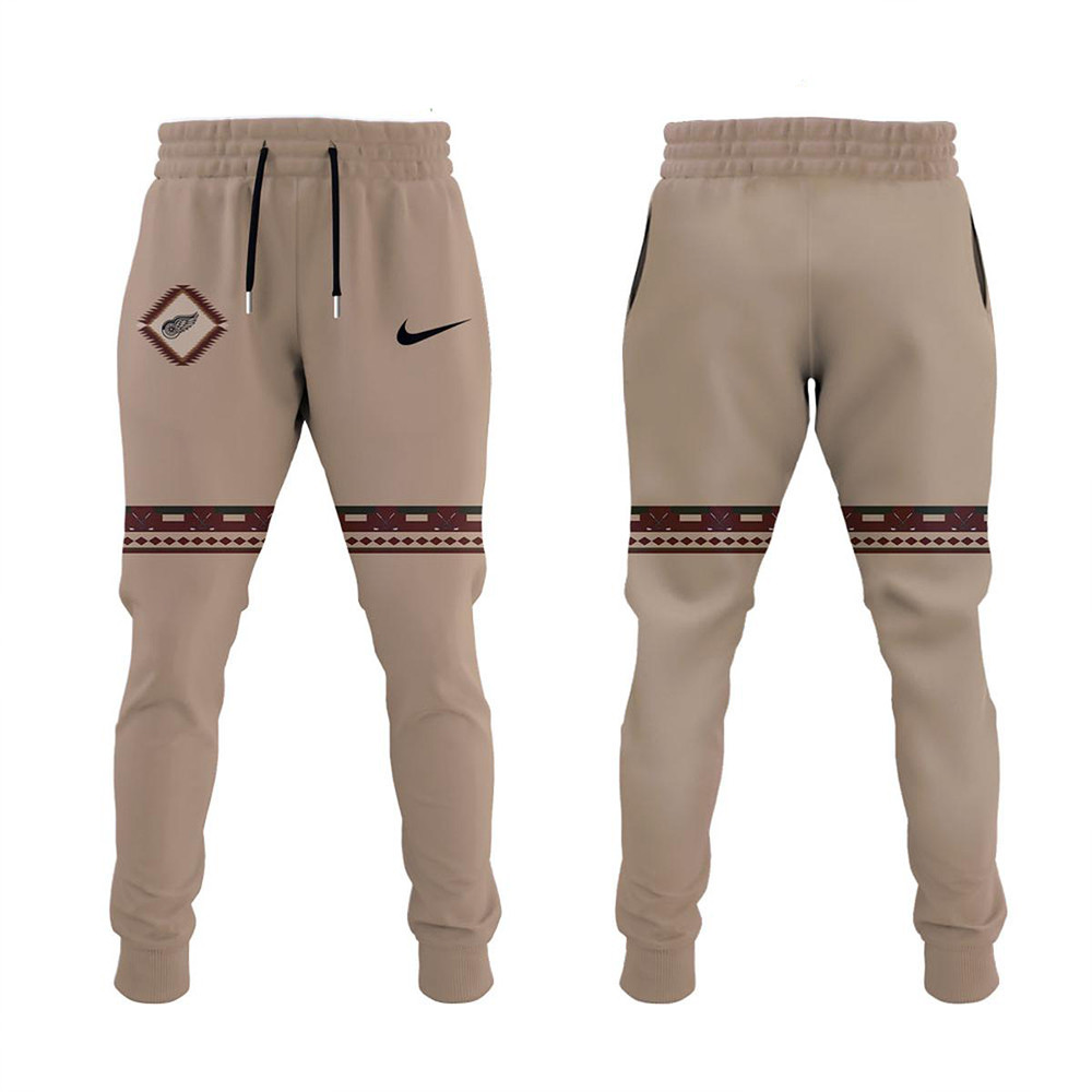 Detroit Red Wings Native American Heritage 2024 NHL Time Sweatpants Gifts For Hockey Fan-1 Detroit Red Wings Native American Heritage 2024 NHL Time Sweatpants Gifts For Hockey Fan-1