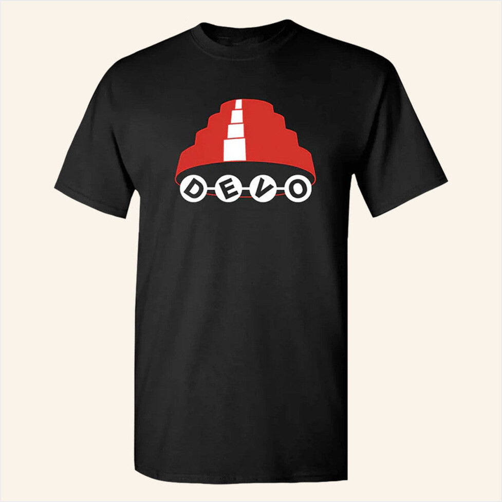 Devo Merch Dome Black T-Shirt Best Gifts For Him Birthday Gifts For Friends Christmas Presents-1
