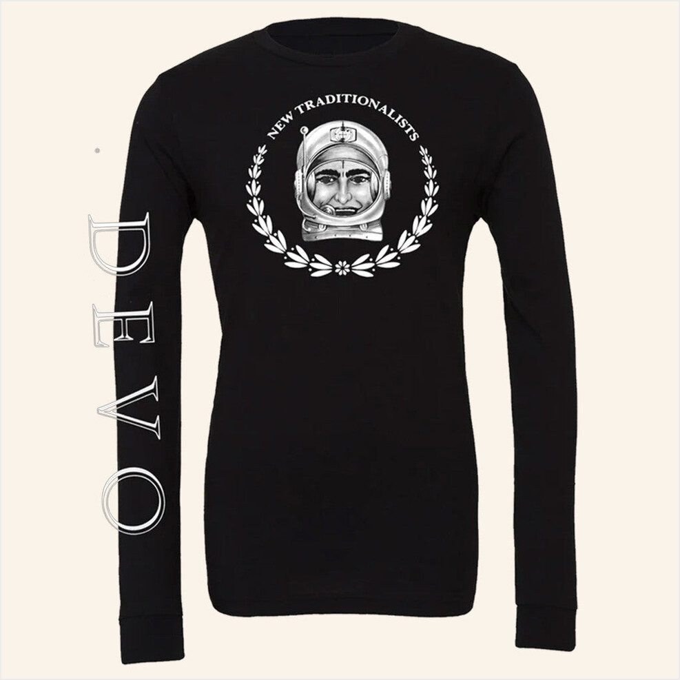 Devo Merch New Traditionalists Black Long Sleeve T-Shirt Gift Ideas For Him Gifts For Besties-1