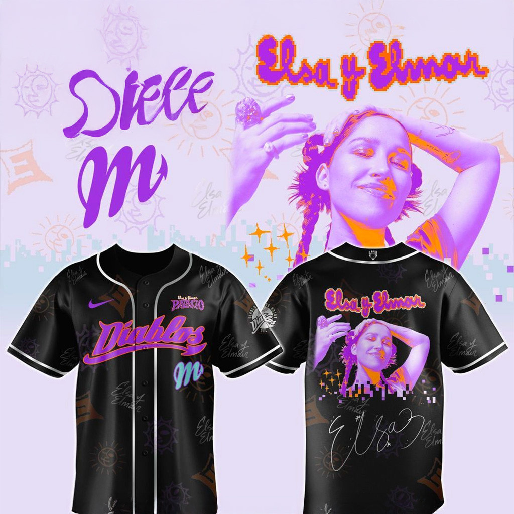 Diablos Rojos Del Mexico X Elsa Y Elmar Jersey Fan Merch Gifts For Husband-1