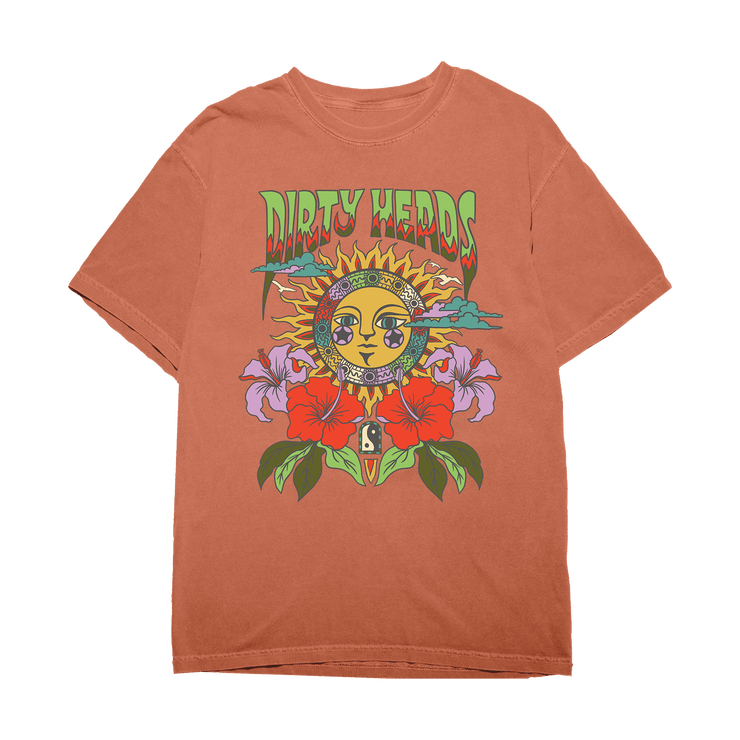 Dirty Heads Merch Cali Sun Orange T-Shirt Gifts For Friends-1