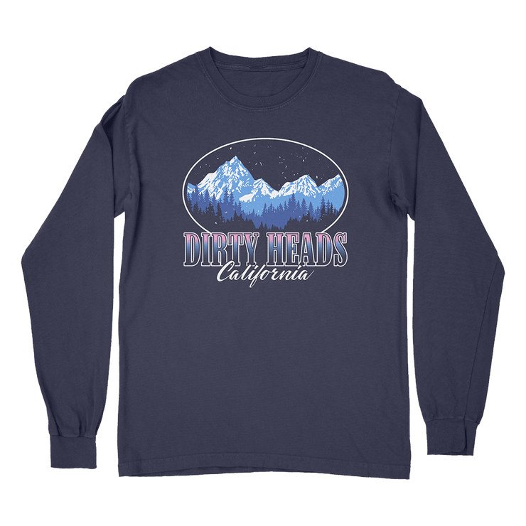Dirty Heads Merch Resort Navy Long Sleeve T-Shirt Gift Ideas For Friends-1