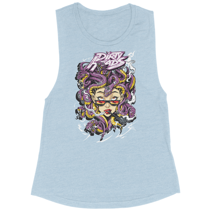 Dirty Heads Merch Smoking Medusa Ladies Tank Gift Ideas For Mom-1