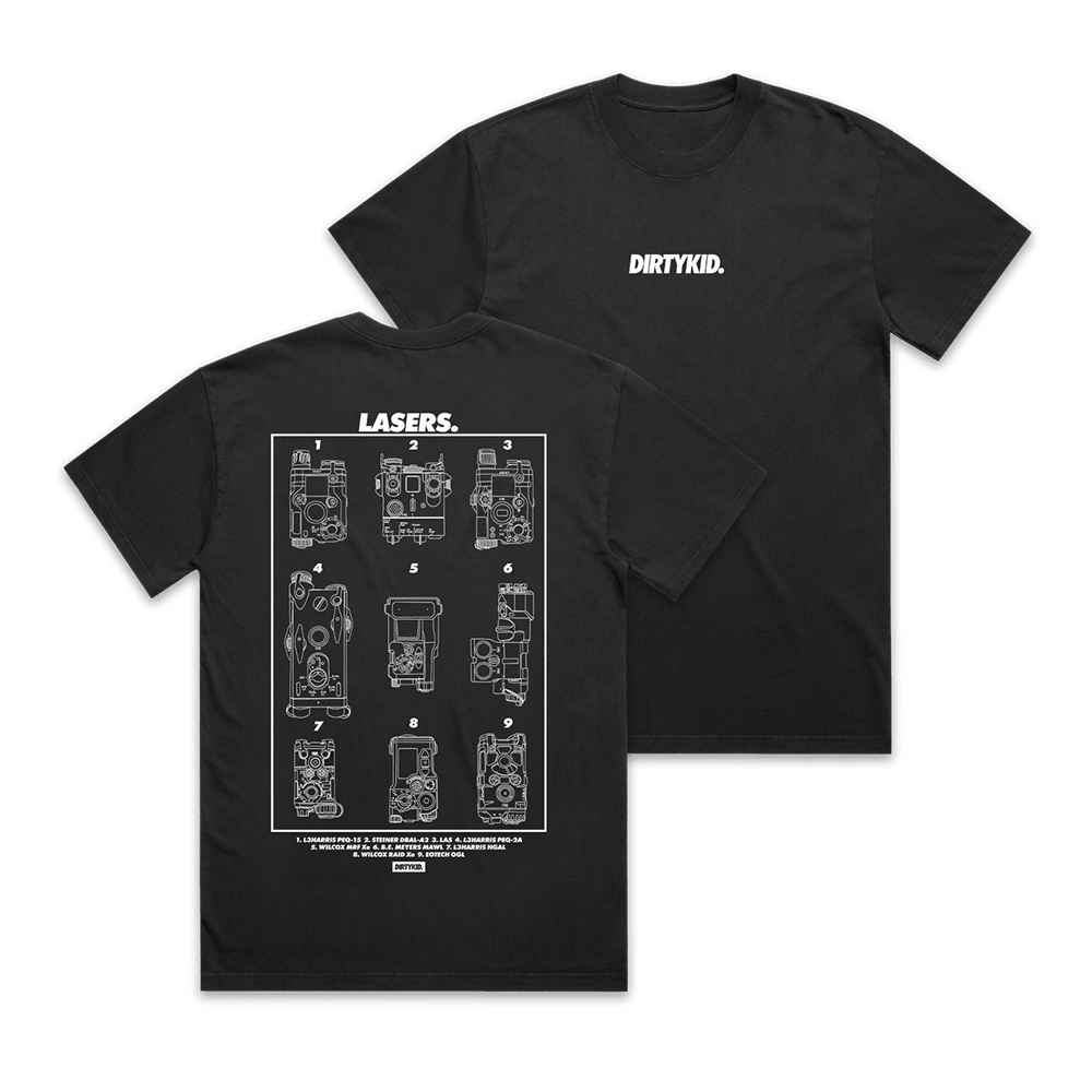 Dirty Kid Merch Lasers T-Shirt Good Gifts For Dads-1