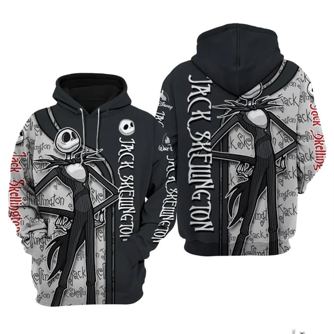 Disney The Nightmare Before Christmas Jack Skellington 3d Hoodie-1
