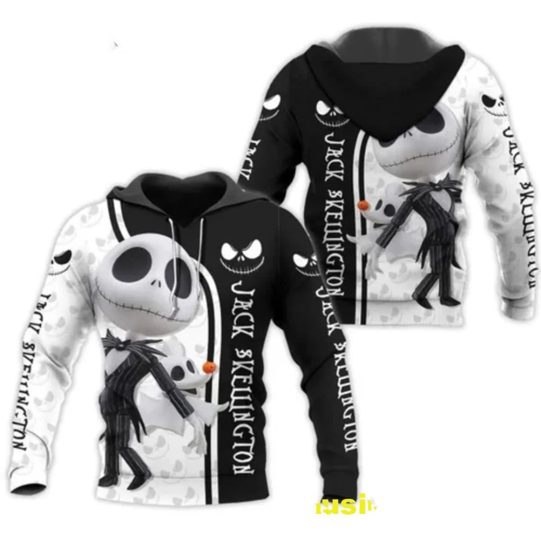 Disney The Nightmare Before Christmas Jack Skellington 3d Hoodie_1-1