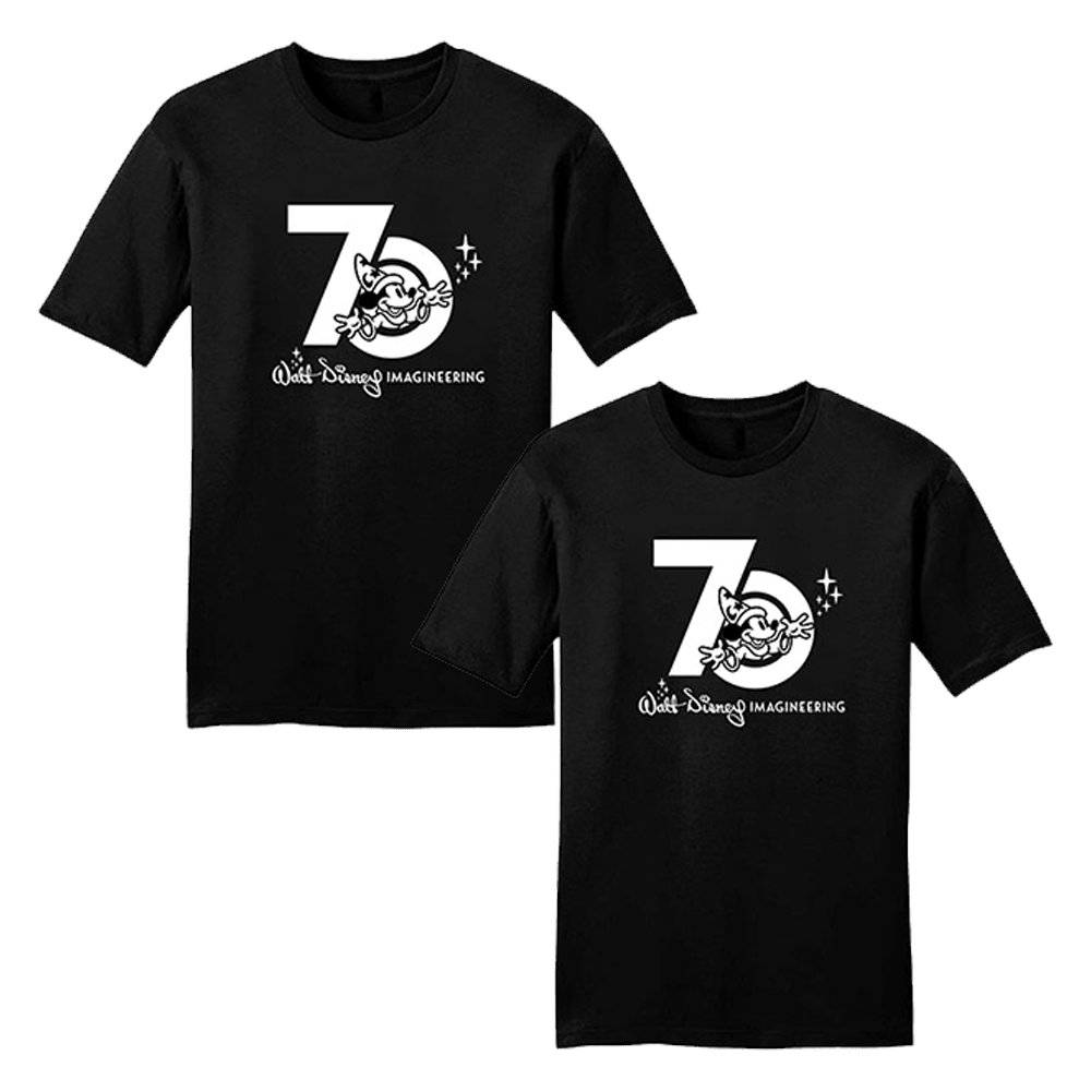 Disneyland 70th Anniversary Merch Disney Imagineering Mickey Sorcerer 70 Years T-Shirt Mom Gift-1
