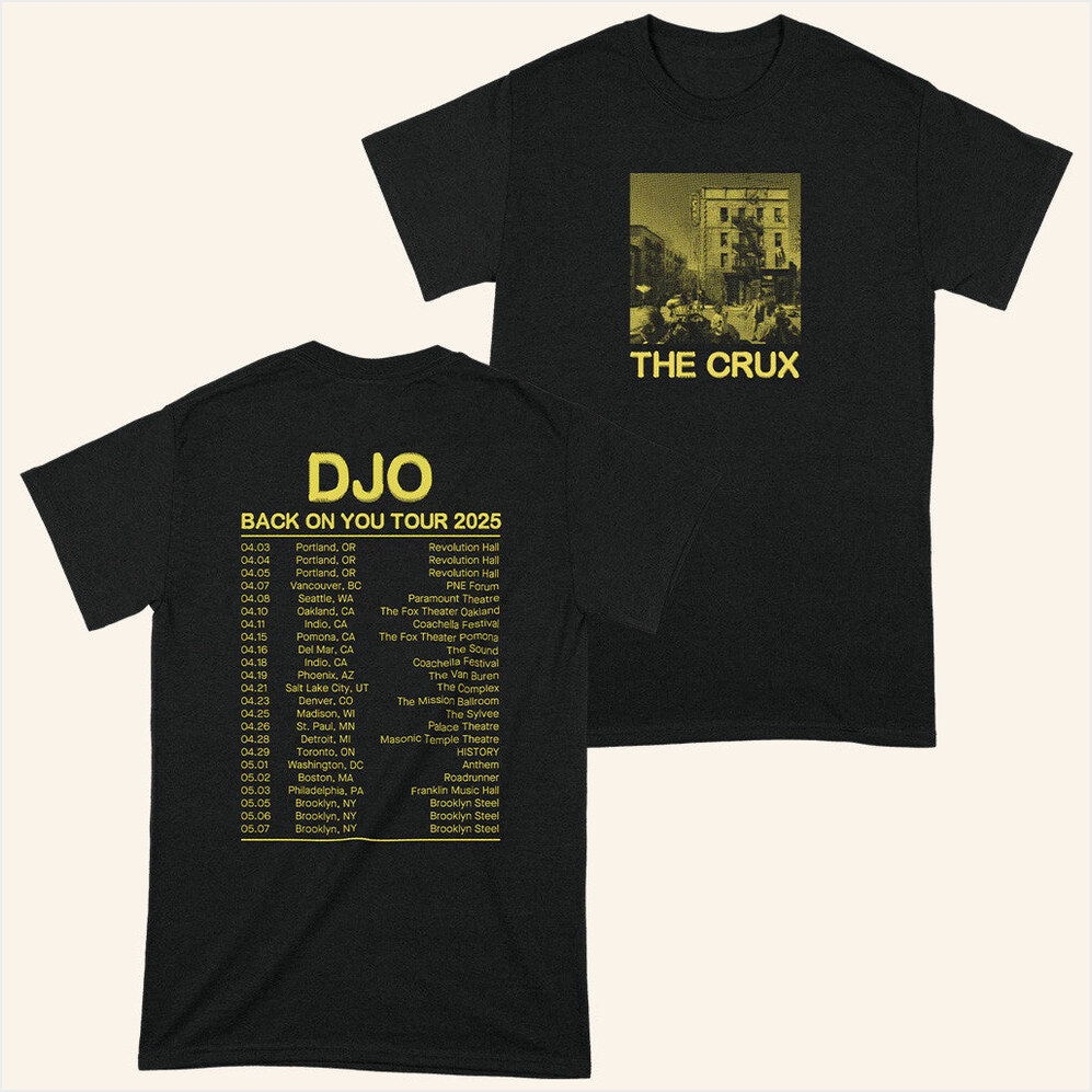 Djo Merch The Crux 2025 NA Tour T-Shirt Fans Gift Ideas Birthday Gifts For Friends-1