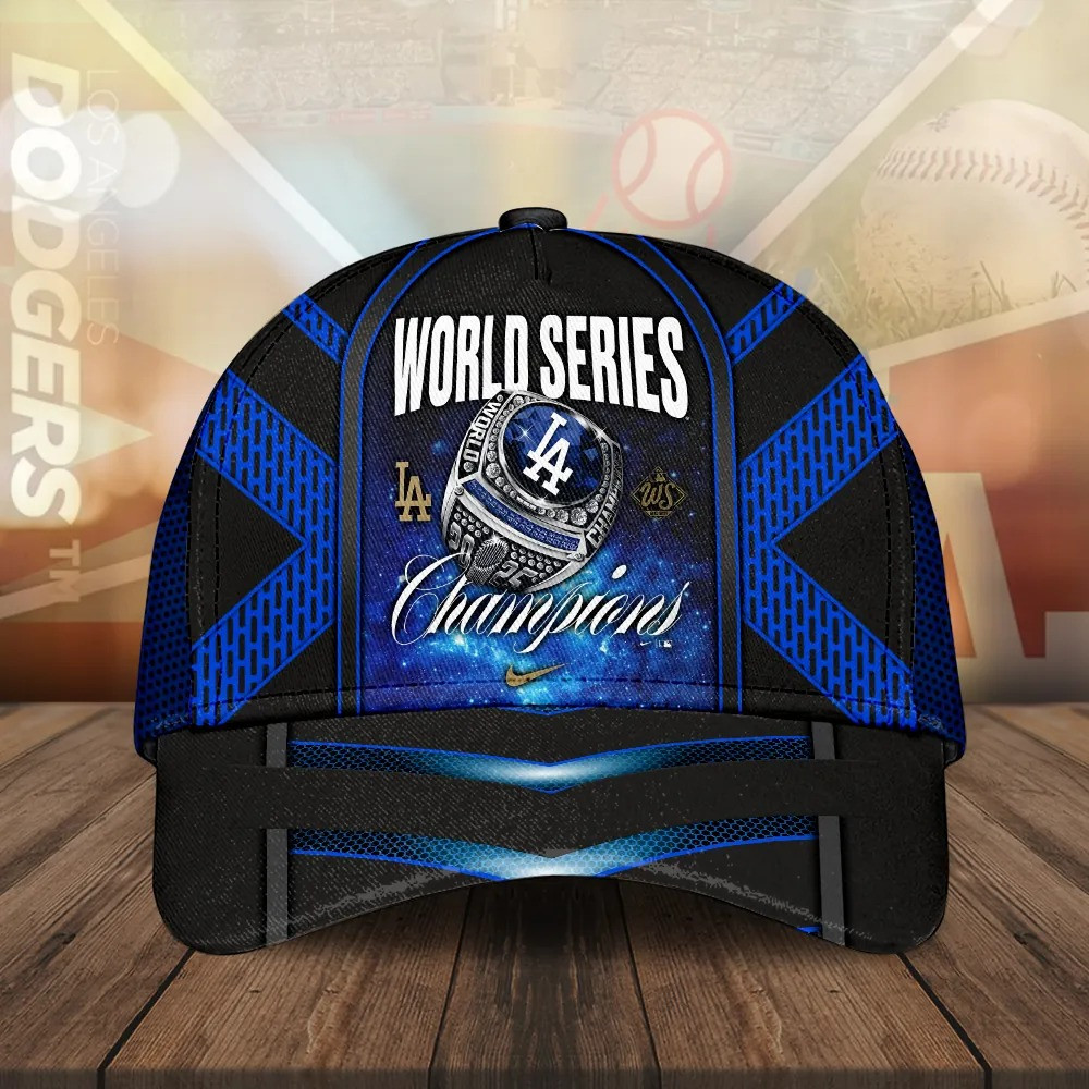 Dodgers World Series Merch 2025 Los Angeles Dodgers 2025 World Series Champions Hat Dad Gifts-1