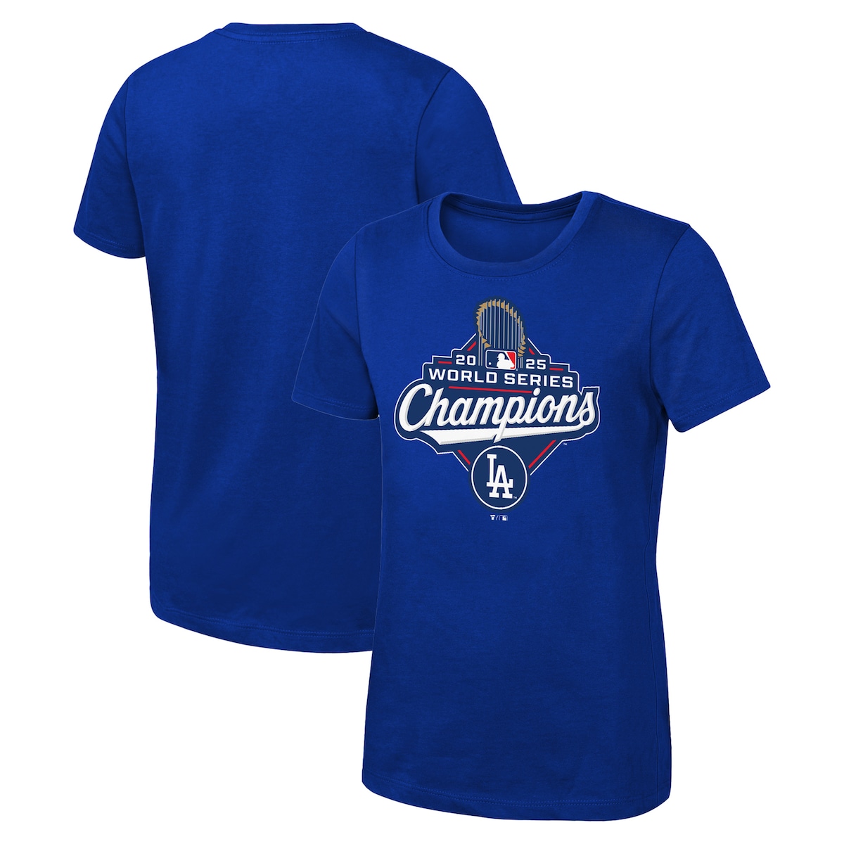Dodgers World Series Merch 2025 Los Angeles Dodgers 2025 World Series Champions Logo T-Shirt-1