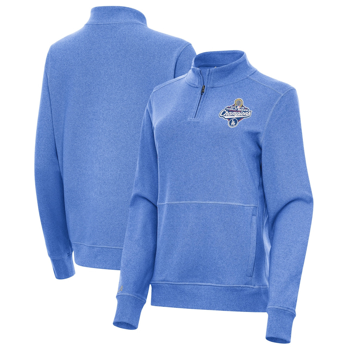 Dodgers World Series Merch 2025 Los Angeles Dodgers 2025 World Series Champions Quarter Zip Jacket-1