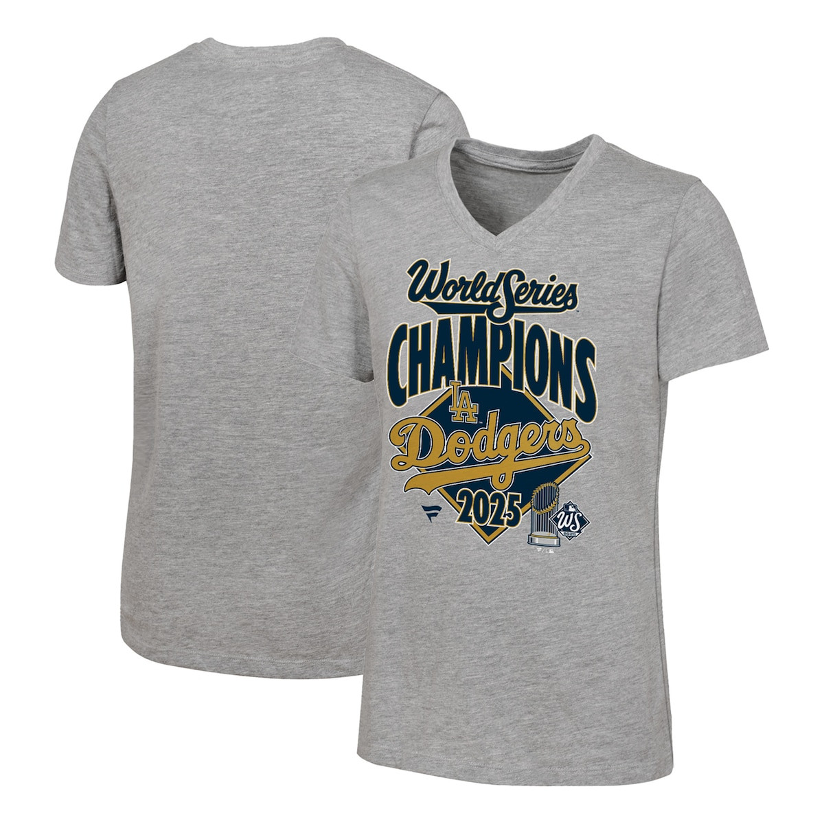 Dodgers World Series Merch 2025 Los Angeles Dodgers 2025 World Series Champions V-Neck Shirt-1