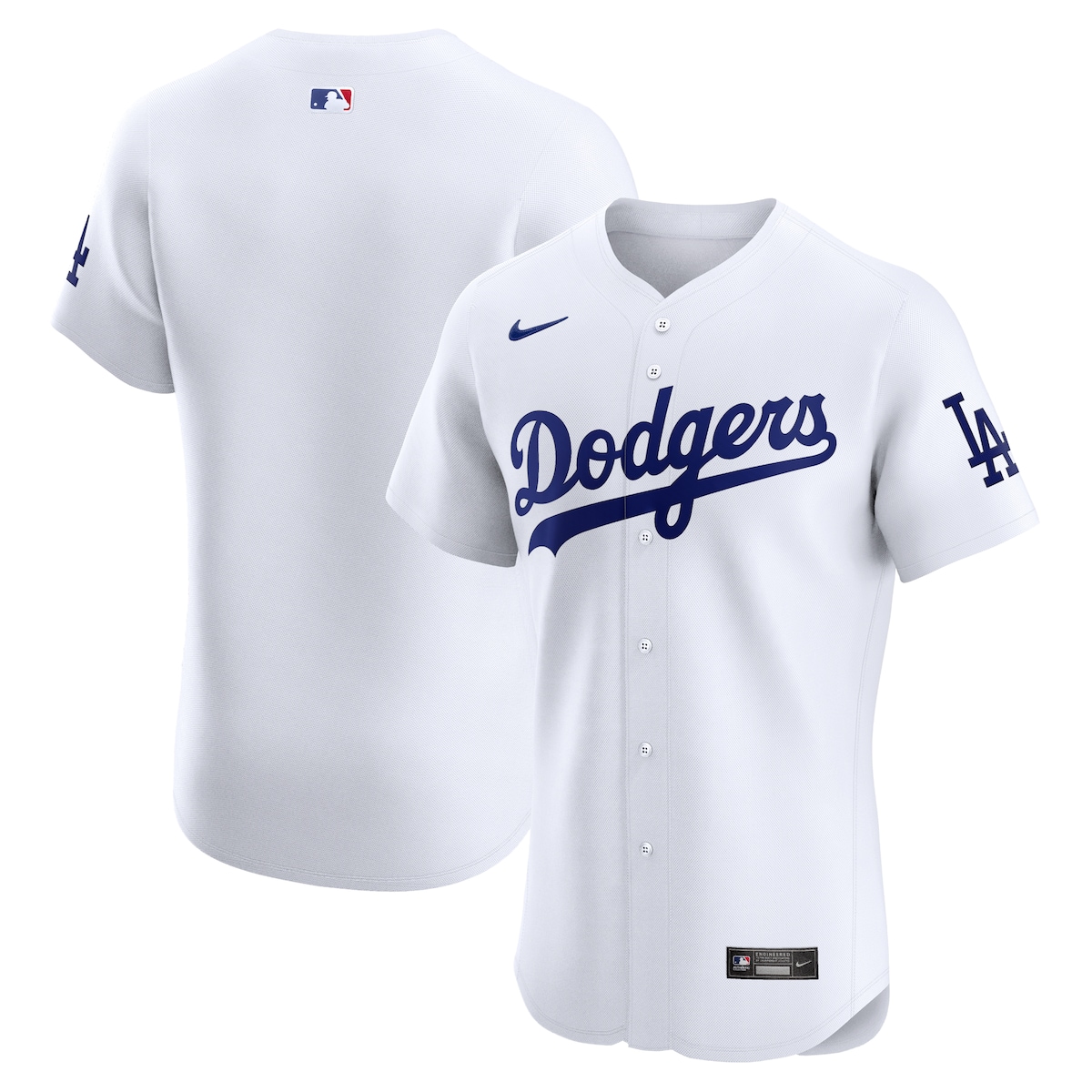 Dodgers World Series Merch 2025 Los Angeles Dodgers Home Elite White Jersey Gifts For Fans-1