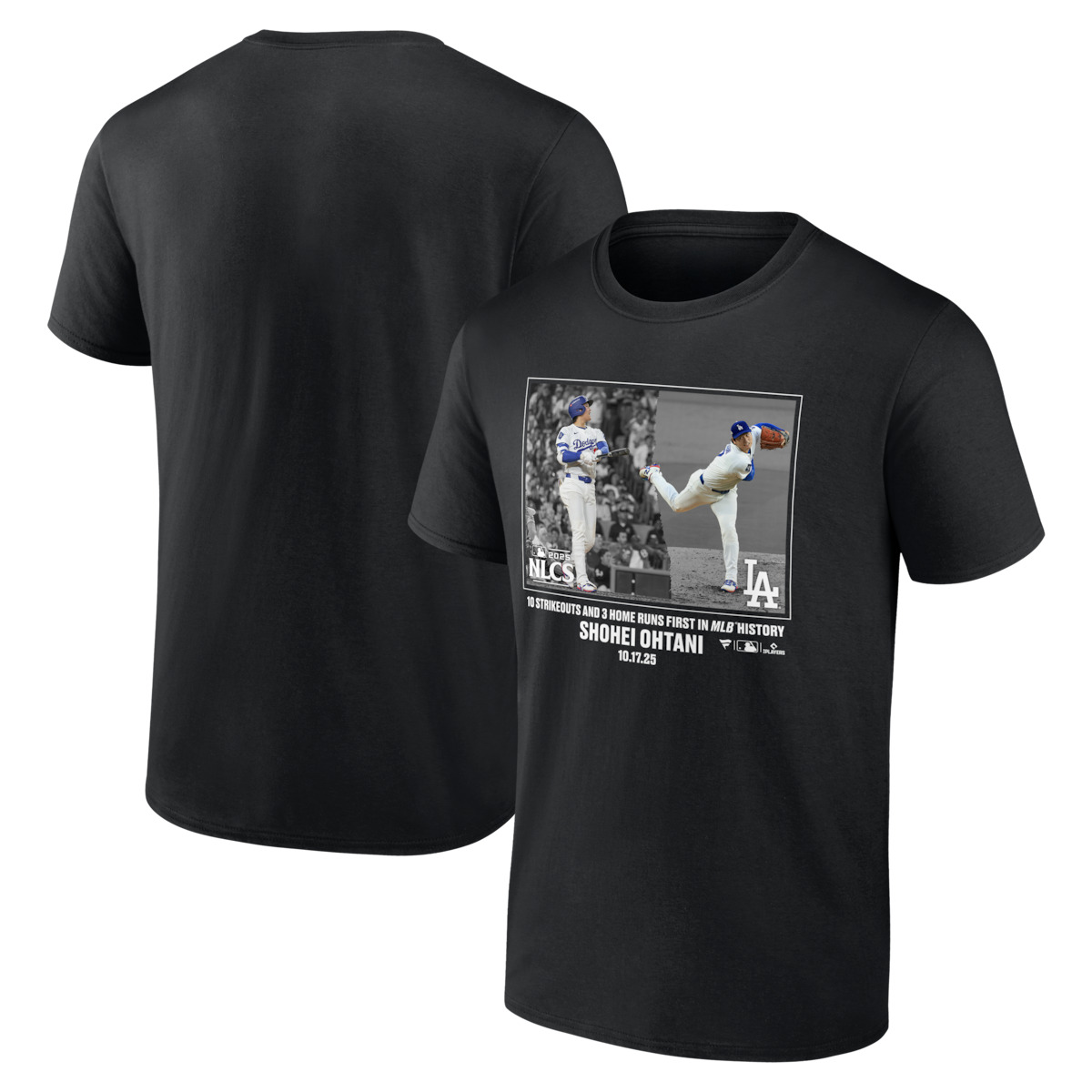 Dodgers World Series Merch 2025 Los Angeles Dodgers Shohei Ohtani MLB Postseason Moment T-Shirt-1