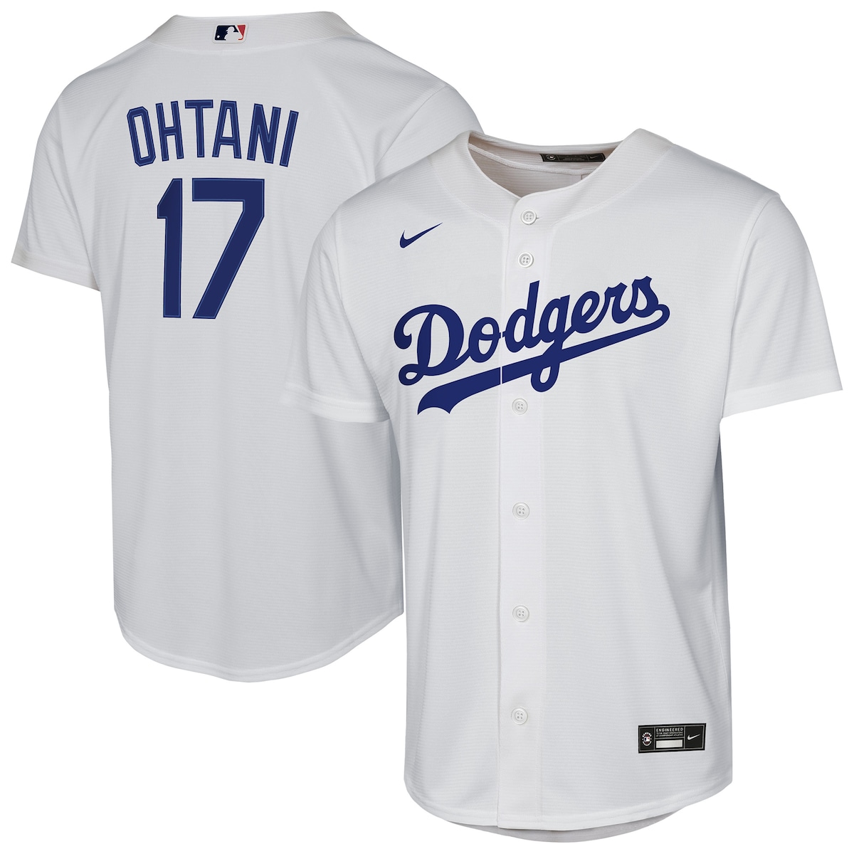 Dodgers World Series Merch 2025 Los Angeles Dodgers Shohei Ohtani Nike White Home Replica Jersey-1