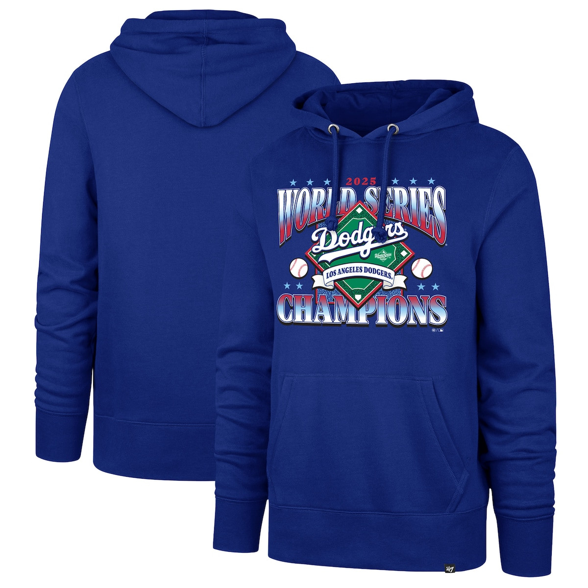 Dodgers World Series Merch 2025 Los Angeles Dodgers World Series Champions Headline Hoodie-1