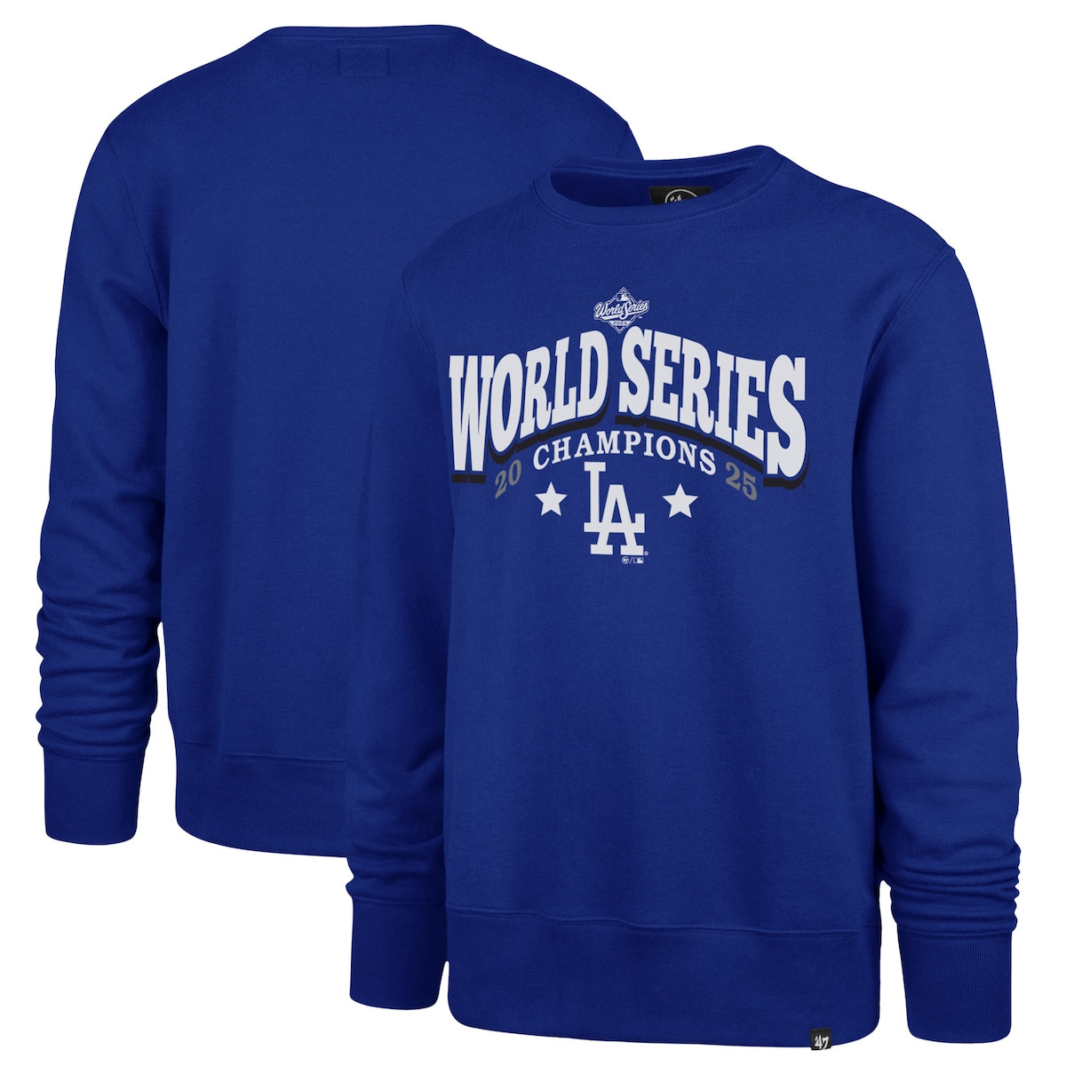 Dodgers World Series Merch 2025 Los Angeles Dodgers World Series Champions Headline Sweatshirt-1