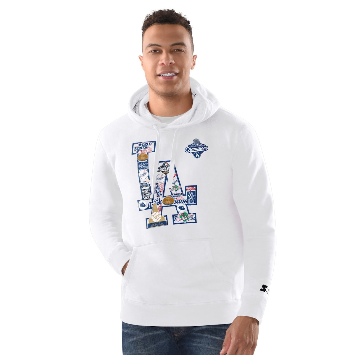Dodgers World Series Merch 2025 Los Angeles Dodgers World Series Champions Pitcher Hoodie-1