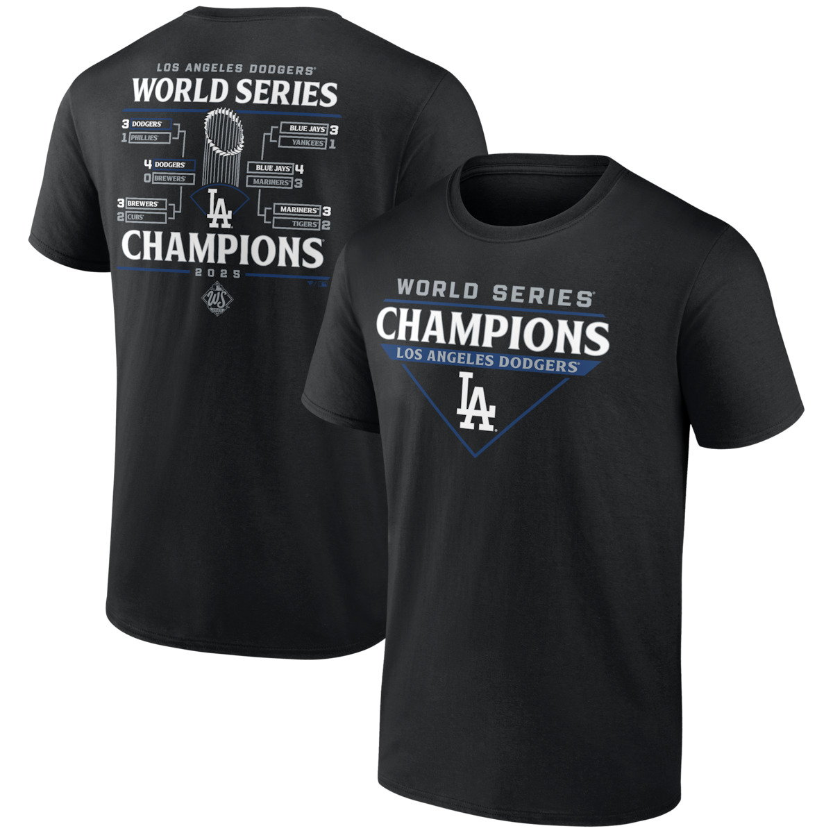 Dodgers World Series Merch 2025 Los Angeles Dodgers World Series Champions Shut Out T-Shirt-1