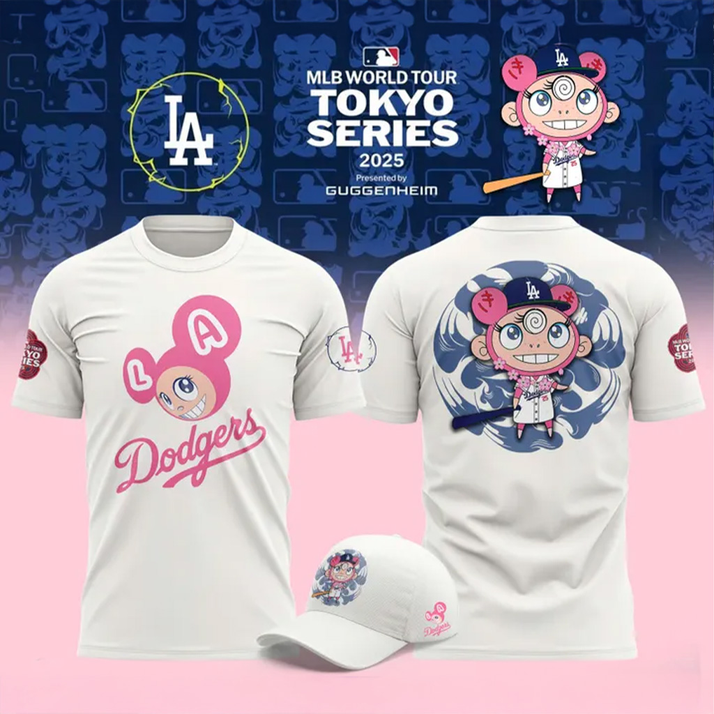 Dodgers World Series Merch 2025 Los Angeles Dodgers x 2025 MLB Tokyo Series T-shirt Daughter Gift-1