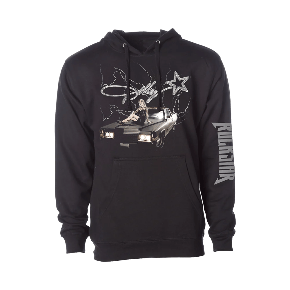 Dolly Parton Hoodie Dolly Parton Merch Rockstar Caddy Lightning Hoodie Top Father's Day Gifts-1