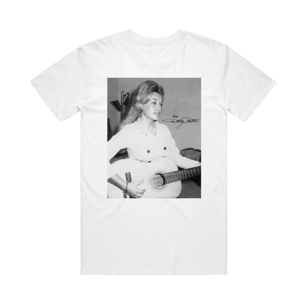 Dolly Parton Merch Love Dolly With Guitar White T-Shirt Dolly Parton Shirt Music Fans Gifts-1 Dolly Parton Merch Love Dolly With Guitar White T-Shirt Dolly Parton Shirt Music Fans Gifts-1