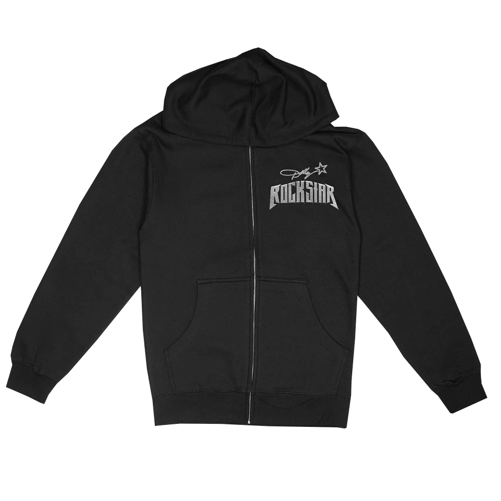 Dolly Parton Merch Rockstar Zip Up Hoodie Dolly Parton Hoodie Father's Day Gifts For Husband-1