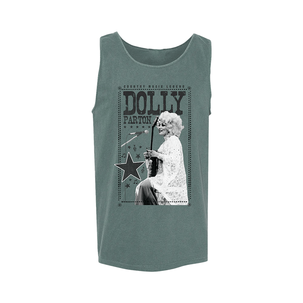 Dolly Parton Merch Singing Legend Photo Tank Top Dolly Parton Shirt Gifts For Music Fan-1
