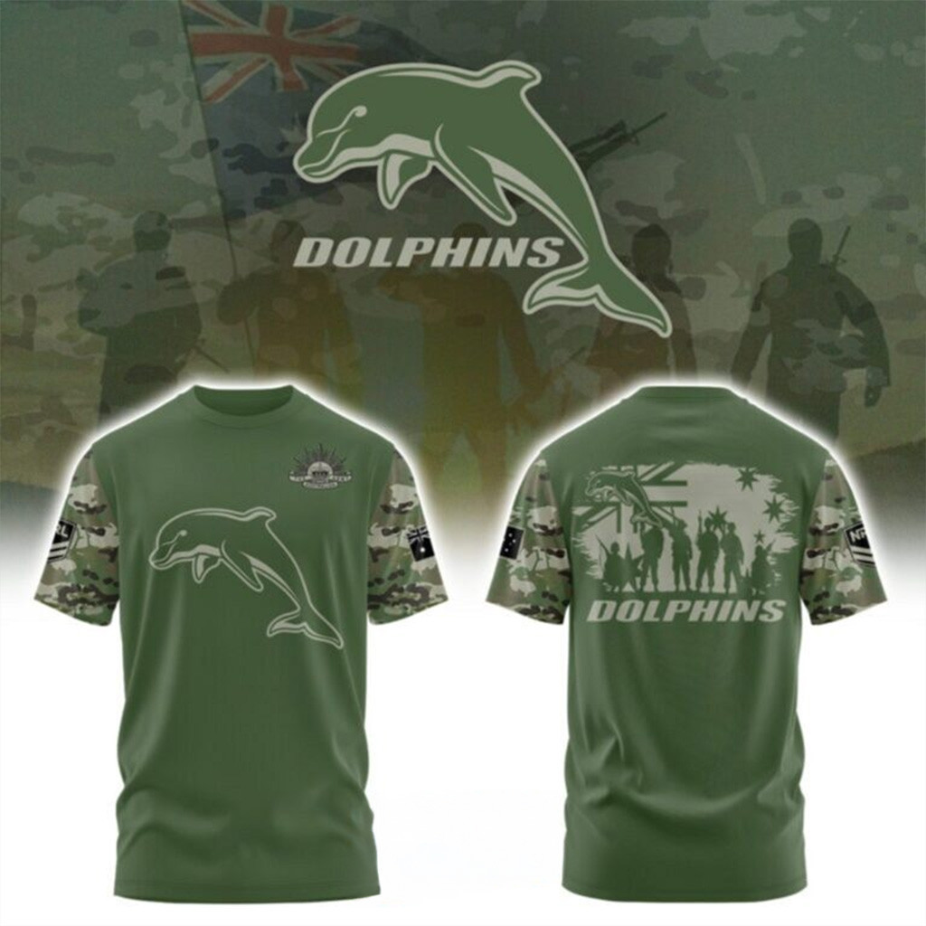 Dolphins NRL Team Veteran Shirt Dolphins Merch Gifts For Husband-1