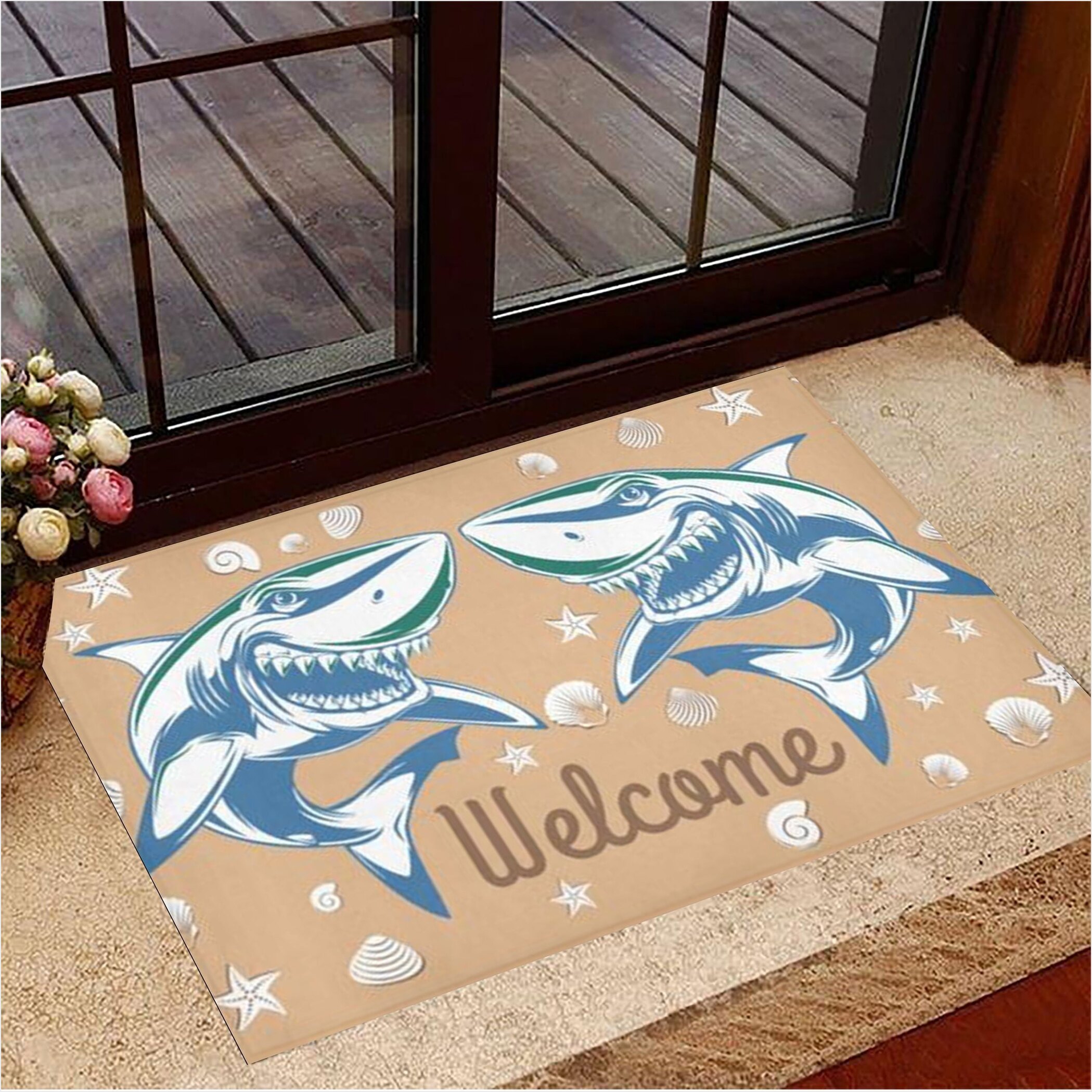 Dolphins Welcome Doormat Cute Welcome Mats New Home Gift Ideas Birthday Gifts For Friends-1