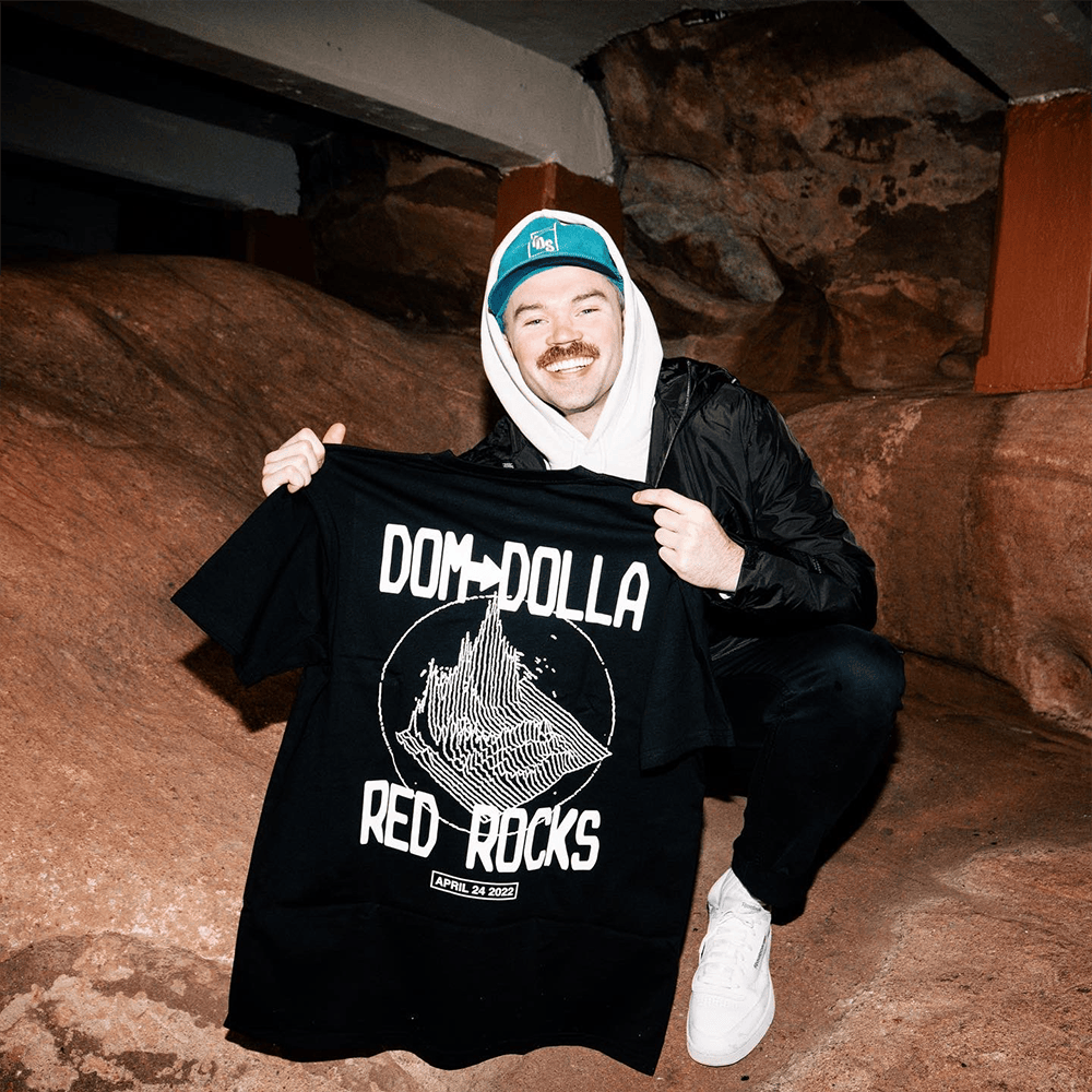 Dom Dolla Merch Dom Dolla Red Rocks T-Shirt Stepdad Gifts For Father's Day-1