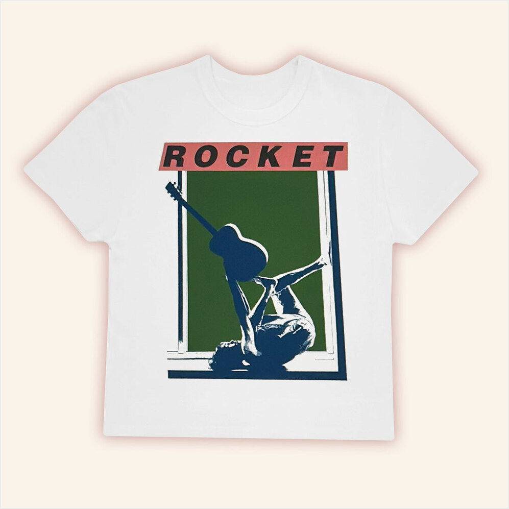 Dominic Fike Merch Rocket T-Shirt Birthday Gifts For Music Lovers Gifts For Best Friend-1