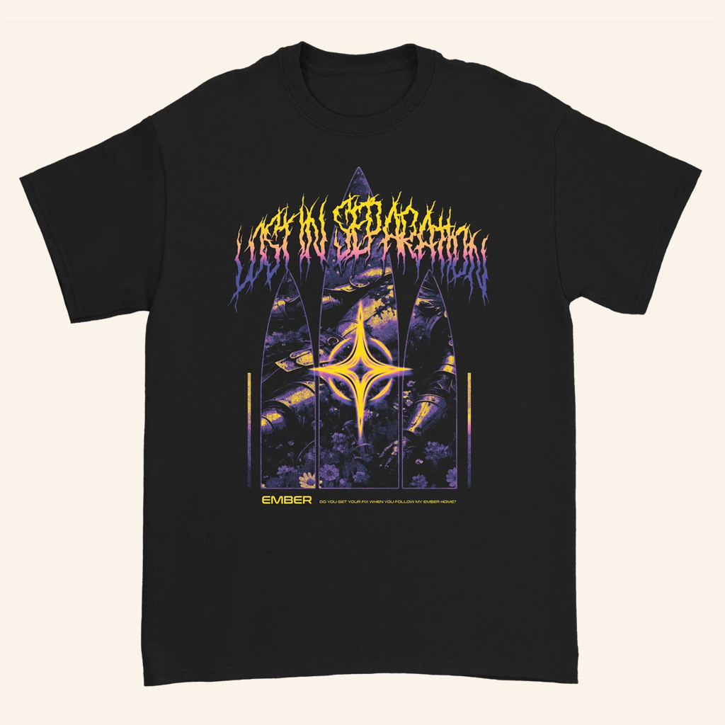 Down Right Merch Lost In Separation Cathedral T-Shirt Unique Gift For Boyfriend-1