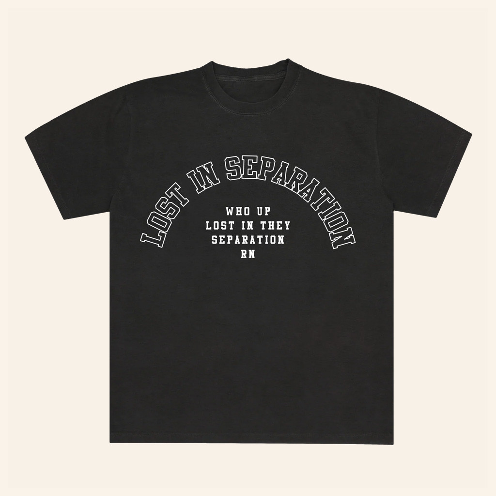 Down Right Merch Lost In Separation Meme Arch T-Shirt Gifts For Dad-1