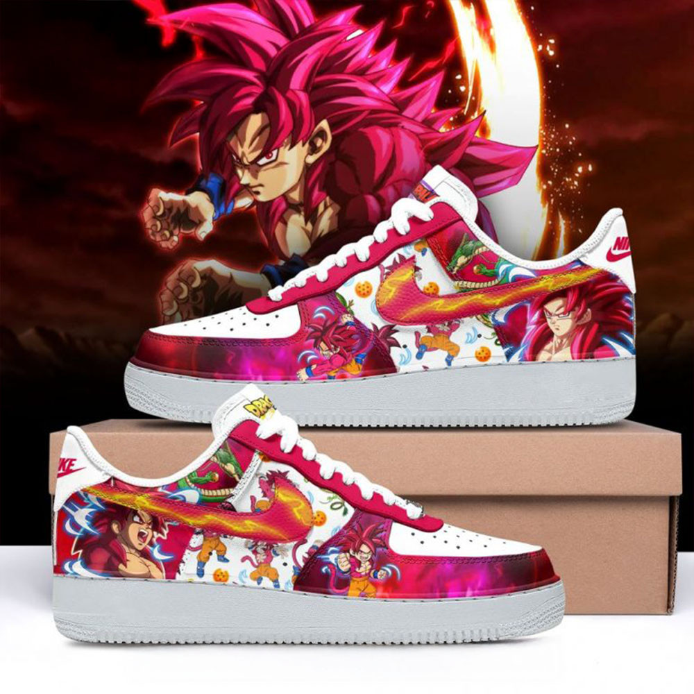 Dragon Ball Daima Goku Super Saiyan 4 Nike Air Force 1 Ideas For Mother Day Gifts-1